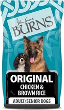Burns Dry Dog Food, Chicken & Brown Rice, Adult/Senior, Hypoallergenic, 6 kg 5.40 per kilo