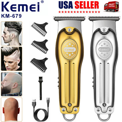 HOT KM-679 0MM Electric Hair Clipper Trimmer Professional Barber Shaving Machine