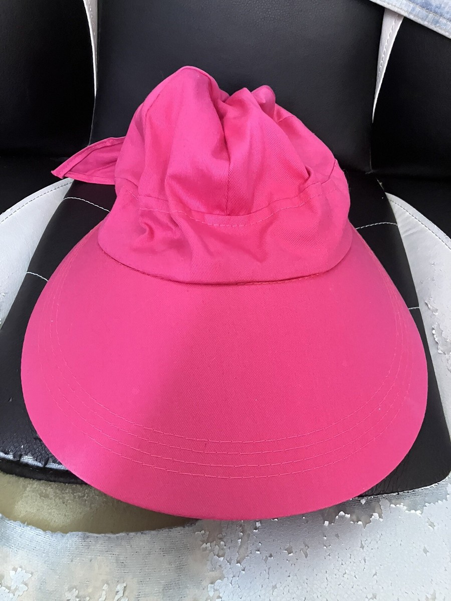 Ladies Women Fashion Large Visor Wide Brim Sun UV Protect 100% Cotton Cover  Hat