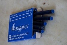 Waterman - Box Of 8 Waterman Blue Ink Cartridges - Standard 23