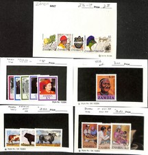 Zambia, Postage Stamp, #276..443 Mint NH, 1983-1988