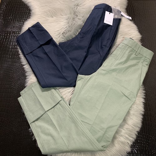 Lot Of 2 THE SCRIPT 'Claudia' High Waist Slim Leg Cuffed PANTS WOMEN'S Sz 2 $378 - Picture 2 of 12