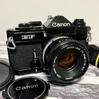 New ListingCanon Ef Slr 35mm Film Camera w/ Canon Lens Fd 50mm F1.8 s.c.! From Japan