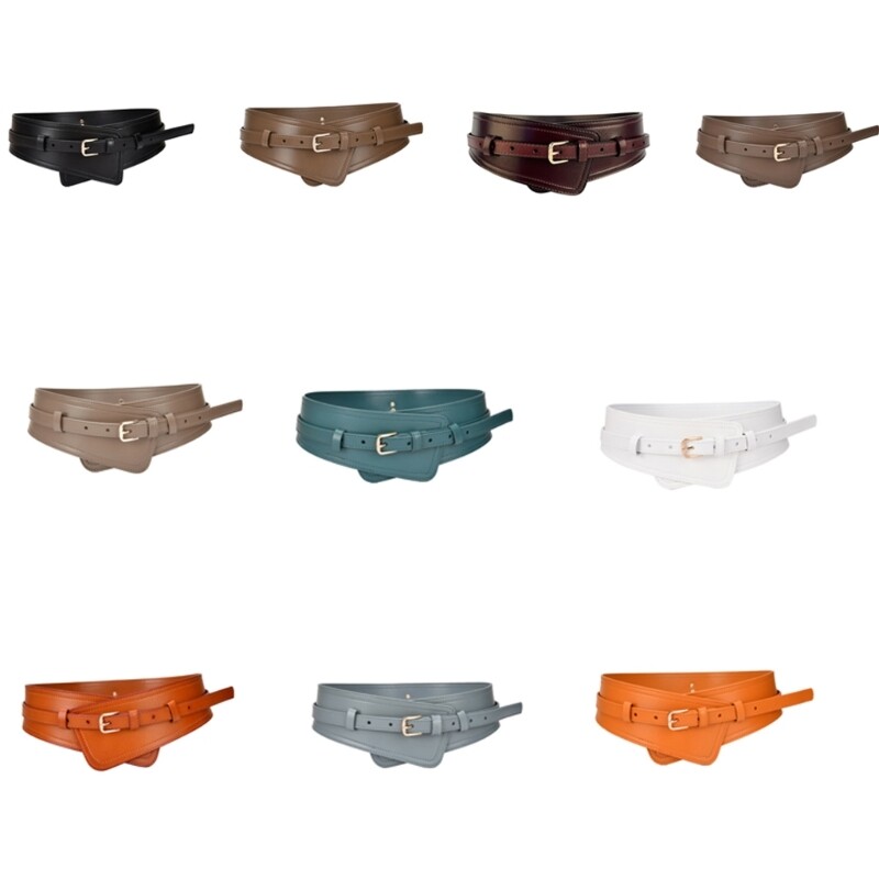 Leather Waist Cincher Corset Belt for Women Detachable Daily Wear