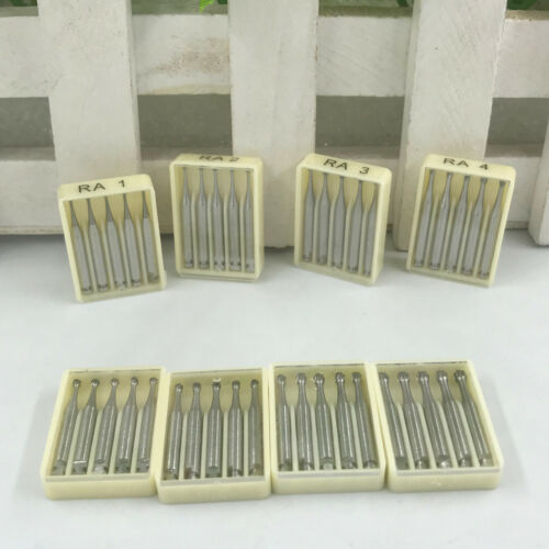 5 Pcs/Pack Dental RA Round Carbide Bur For Slow Speed Latch Type RA 1#-8# Choose - Picture 9 of 77