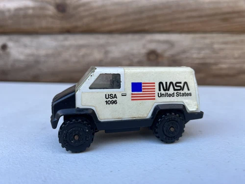 Vintage Tonka NASA USA 1096 Toy Van Metal & Plastic Made In Mexico 1978 70s