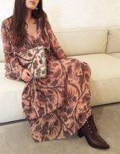 NWT Zimmermann Lavish Midi Gown dress Pink Event Party Runway With Slip size 0