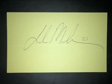 2015 RAYS: Luke Maile, SIGNED 3x5 Card