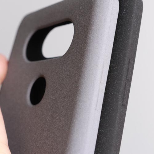 Do LG G6 G7 G8 G8s G8X Q6 Q7 Q8 RockSand Matowe gumowe silikonowe etui tylna pokrywa - Zdjęcie 4 z 27
