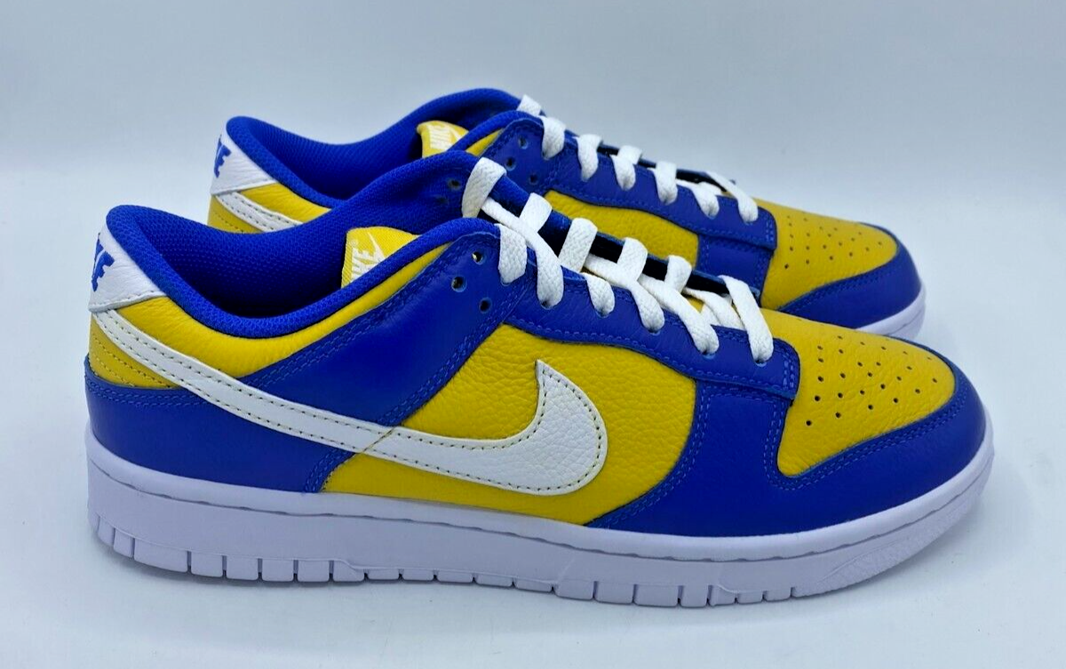 靴 Nike Dunk Low Blue/Yellow Nike Dunk Low Blue Yellow White Men's 9 NBY | eBay