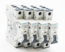 4x Siemens 5SY4103-7 5SY4 103-7 MCB C3 1 Pole Circuit Breaker -used-