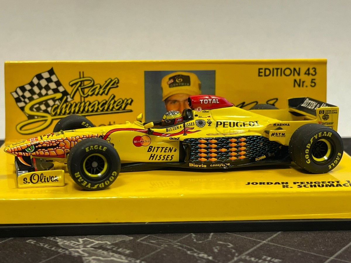 Minichamps F1 1 43 Jordan Peugeot 197 Ralf Schumacher Ref 514