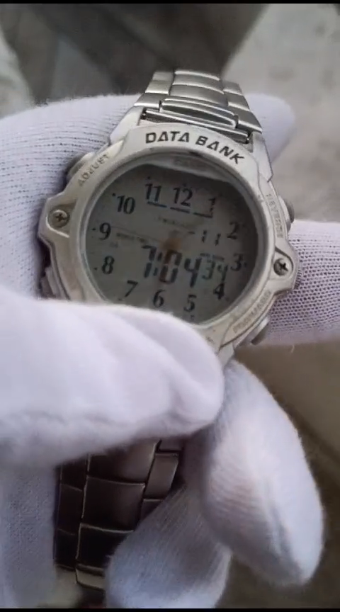 Casio ABX-24 Twincept Data Bank 2359 Analog Digital Back Light Men