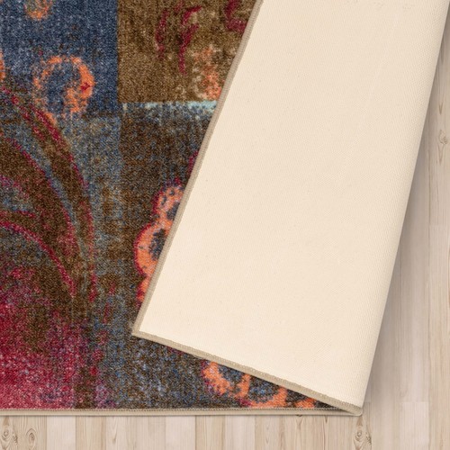 Emory Patchwork Medallion Floral Non Slip Washable Large Area Rugs Or Rug Runner - Picture 19 of 19