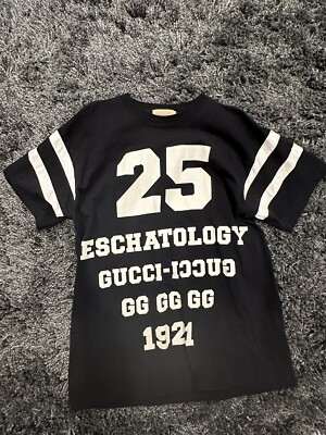 Gucci baseball T shirt XS black Unisex RARE | eBay