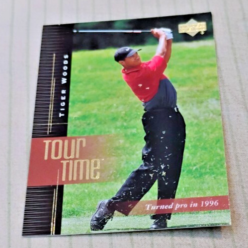 2001 Upper Deck Tour Time Tiger Woods Rookie Card #176 RC