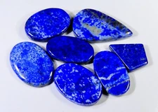 250 Ct UNTREATED WHOLESALE LOT Natural LAPIS LAZULI Cabochon Gemstone WB-278