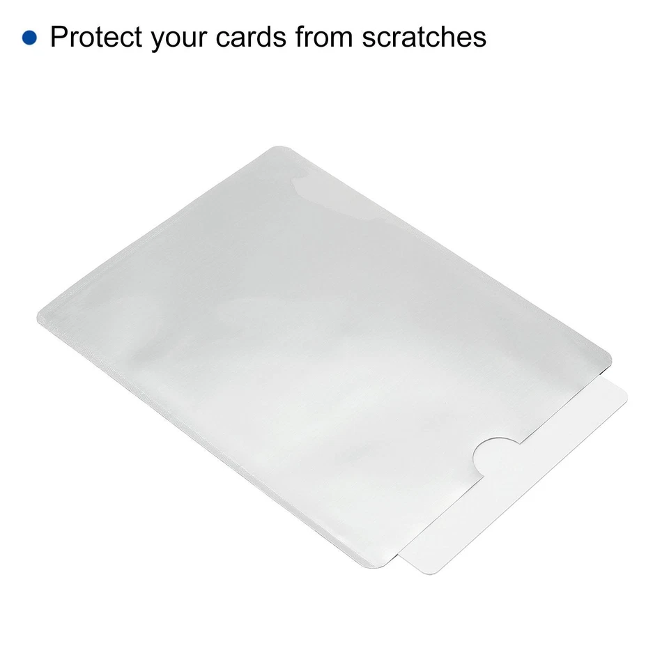 Fundas para Pasaporte Bloqueo RFID 10pzs Protector de Identidad Antirrobo Blanco - Imagen 3 de 4