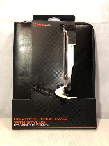 universal zippered folio case with stylus, fits most 9 - 10" Tablets - Picture 5 of 5