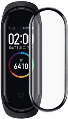 2X 3D Schutzglas für Xiaomi Mi Band 4 Hartglas Display Schutz Full Curved 9H