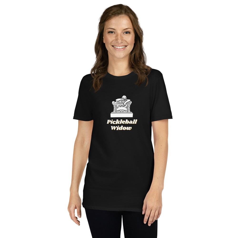 Pickleball Widow Short-Sleeve Unisex T-Shirt for the Wife! S-3XL