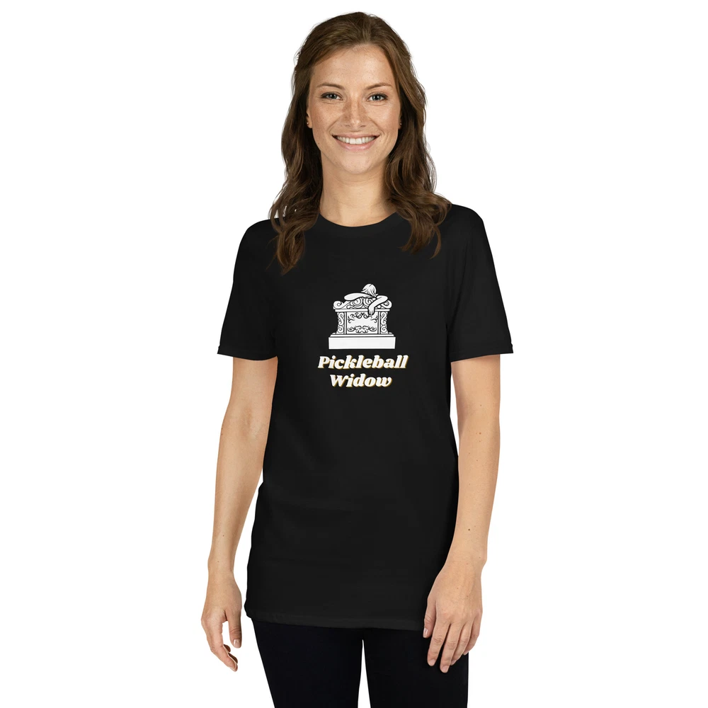 Pickleball Widow Short-Sleeve Unisex T-Shirt for the Wife! S-3XL