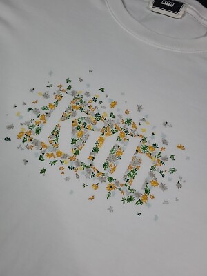 KITH Meadow Serif Tee - White T-Shirt Men's Size XL Spring