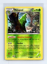 Metapod 4/83 Uncommon Generations Pokemon Card Reverse Holo Lightly Played