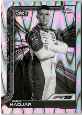 Isack Hadjar - 2025 Topps Chrome Formula 1 - Raywave - Visa Cash App RB - #12