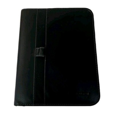 Vintage Day Timer Classic Organizer Cover Black Faux Leather 7 ring 10 1/2 x 8