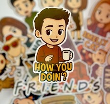 FRIENDS TV Series Vinyl Sticker Pack 22pcs Holographic Cute iconic gift