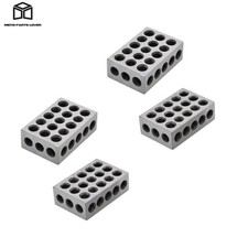 2 Matched Pair 1-2-3 Blocks .0001" Machinist 123 Jig Ultra Precision 23 Holes