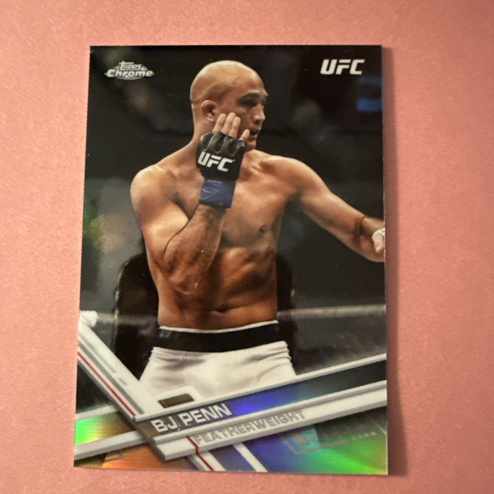 BJ Penn 2017 Topps Chrome UFC Refractor #29
