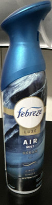 Febreze Luxe Air Mist Ocean Hinoki Ginger Water Lily Spray Odor Eliminator