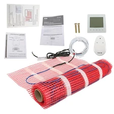 15 Sqft Mat Kit, 120 V Electric Radiant Floor Heating System Underfloor Heating
