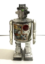 Vintage Durham Industries ROBOT 2500 Chrome 10" Hong Kong AS-IS Parts/Repair