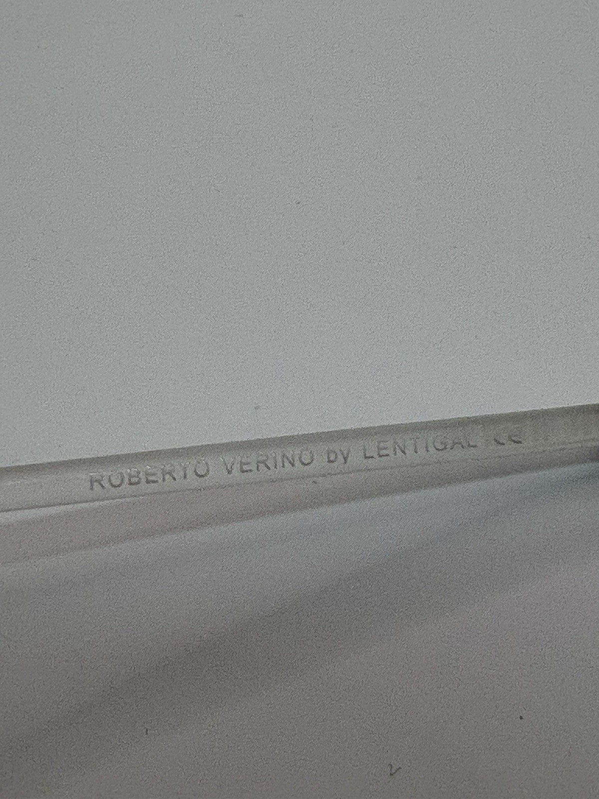 Roberto Verino Rimless Rectangular Sunglasses Gra… - image 6