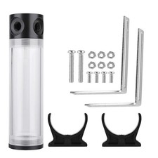 Water Cooling Reservoir, PC Water Reservoir 190mm 50mm Diameter G1/4'' POM Cy...