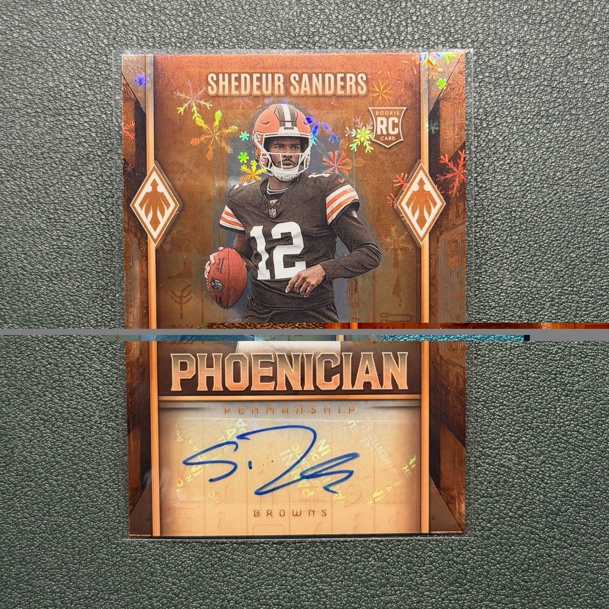 Shedeur Sanders 2025 Phoenix Phoenician Penmanship Winter #/149 RC