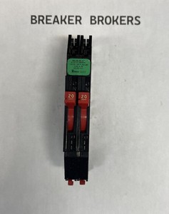 Zinsco / Sylvania RC-38 Circuit Breaker – 20 Amp 2-Pole, 120/240V, Thin Style