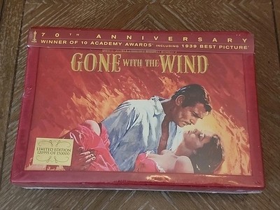 Gone With The Wind 70th Ann. DvD Limited Edition Collectors Box Set Unopened 