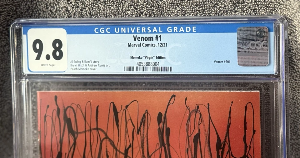 VENOM 1 PEACH MOMOKO 1:100 VIRGIN VARIANT CGC 9.8 Marvel Comics - Image 4 of 4