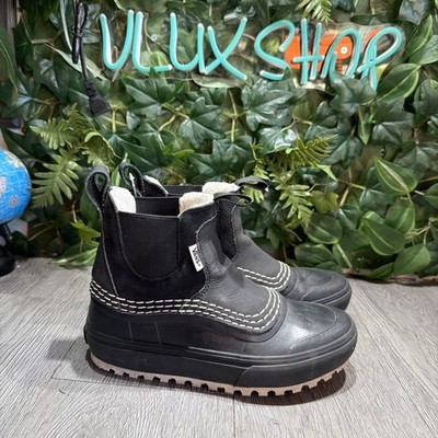 Vans MTE Standard Mid Chelsea Snow Boots Black 721454 Womens Size 5.5 / Mens 4