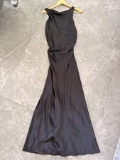 Bnwt Reformation Casette Black Silk Dress Rrp £348