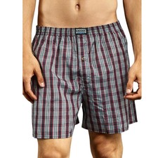 Men's Underwear Boxer Shorts Plaid 3 Pair Assorted Colors XL