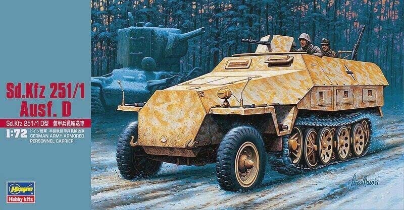 Hasegawa 31144 Sd.Kfz. 251/1 Ausf. D 1/72 Scale Plastic Model Kit