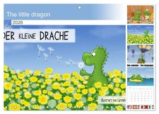 The little dragon (Monthly Wall Calendar 2026 11.7 x 16.5 (open)), CALVENDO 14 M