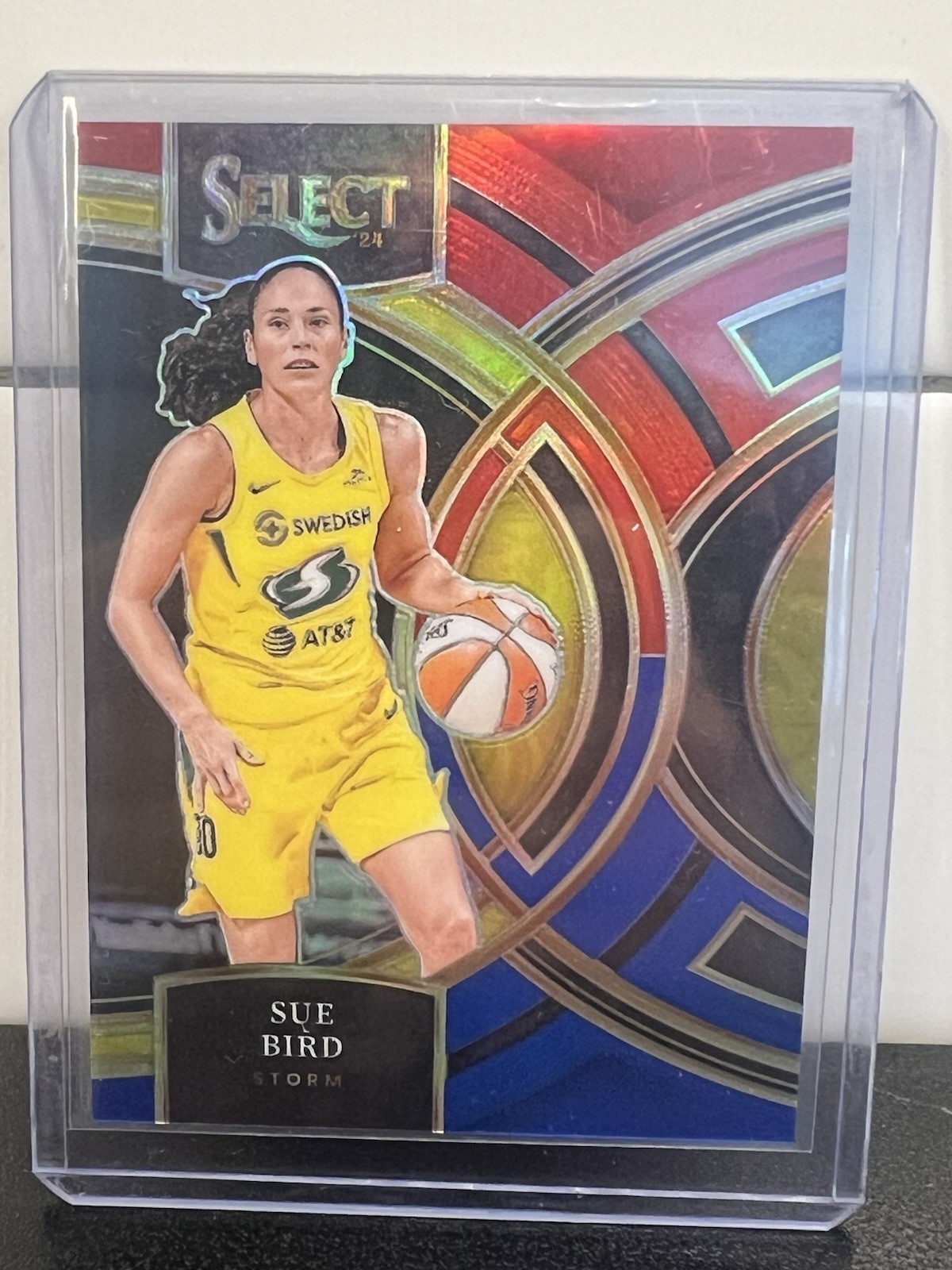 2024 Panini Select WNBA Premier Level Red & Blue Prizm /399 Sue Bird #150