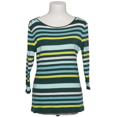 Betty Barclay Elements, Langarmshirt, Größe: S, Grün/Blau/Gelb, Streifen #Qjz