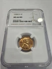 1958 D Lincoln Wheat Cent MS66 RD NGC #46 SEE DESCRIPTION